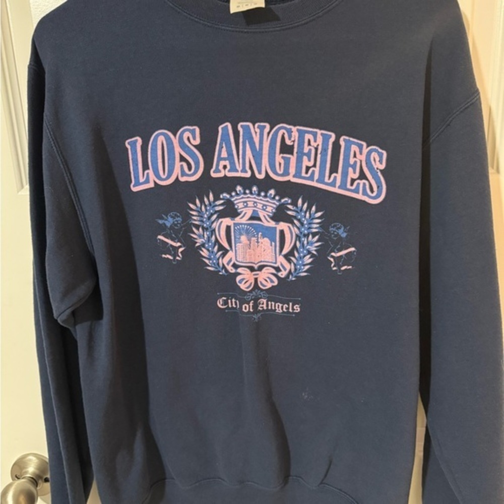 Vintage Blue Los Angeles Sweatshirt